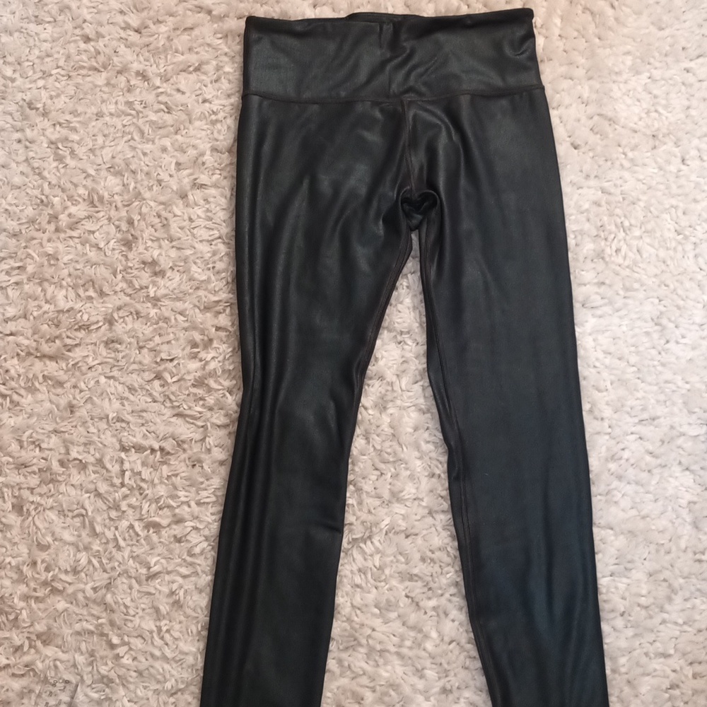 Athleta shimmer black leggings